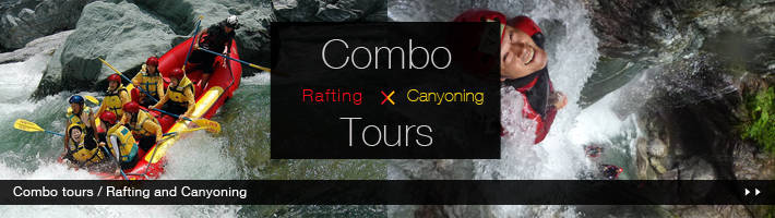 Combo Tour Rafting and Canyoning